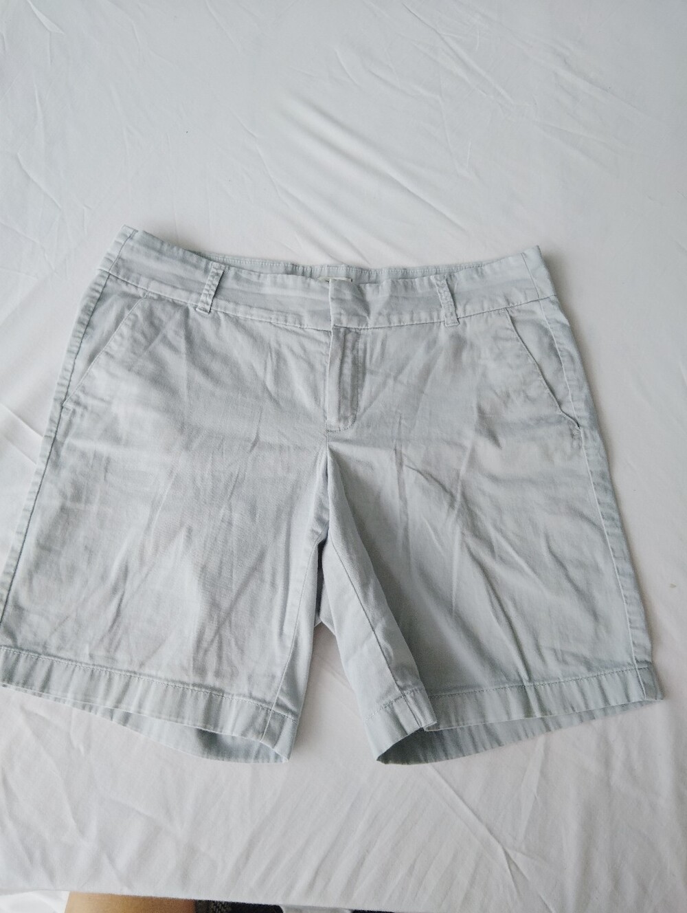 J. Crew Light Gray Women's Bermuda Shorts